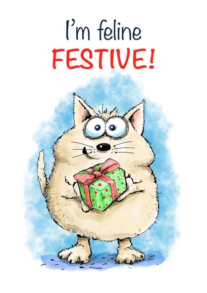 Cute Festive card created by Scribbly Diddly