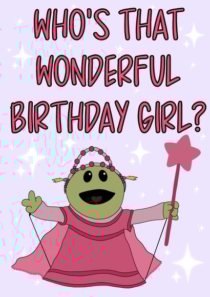 Funny Birthday Card - Nanalan - Wonderful Girl created by The little northerner 