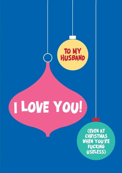 Funny Christmas card for useless husbands everywhere! created by THIS MAMA DOES