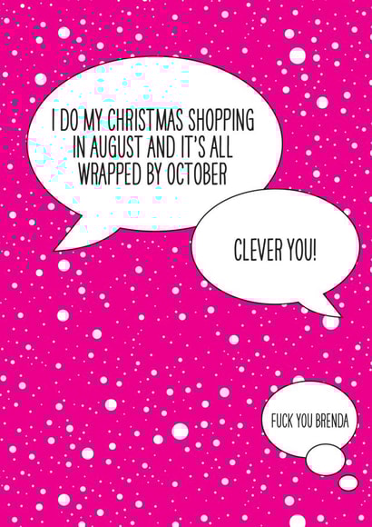 Funny Christmas card for the early shoppers and wrappers! And the eye rollers! created by THIS MAMA DOES