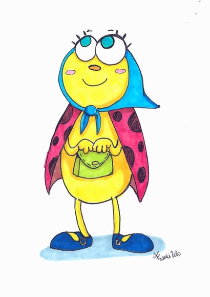 Ladybug Card created by Francesca Pich