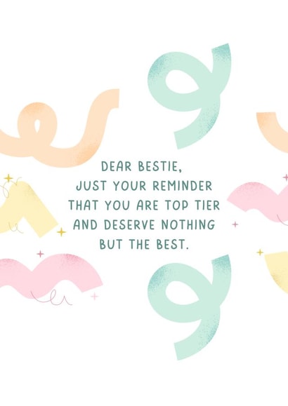 Confidence boosting reminder for your best friend. created by Rebecca Summersmith