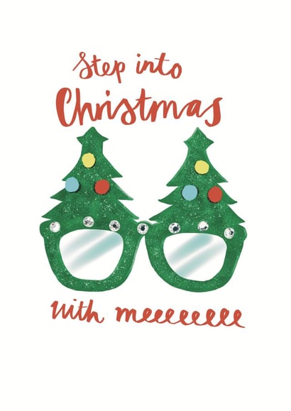 Step Into Christmas - Elton inspired Christmas card created by Bertie Bryans