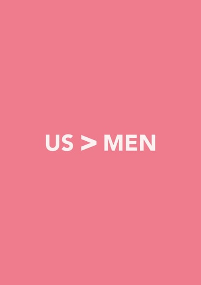 Cheeky Galentine's Day Card - Us > Men created by Dani White