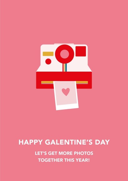Cute Galentine's Day Card - Let's Get More Photos Together This Year created by Dani White