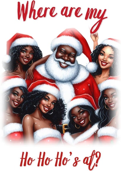 Santa With His Ho Ho Ho's created by Apexity Greetings