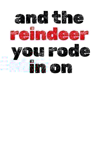 Alternative Christmas Card for those you really love and care for! created by Passion 4