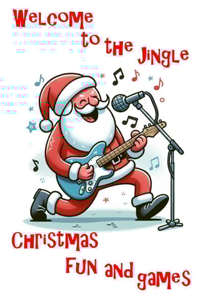Christmas card that rocks out with a festive earworm. created by MTMind