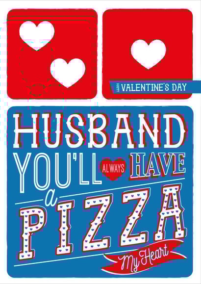 Valentines Domino's Pizza Card - Husband created by  la la la     Designs