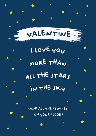 Funny Valentine card - for your favourite hot mess created by PaperJam Print Co.