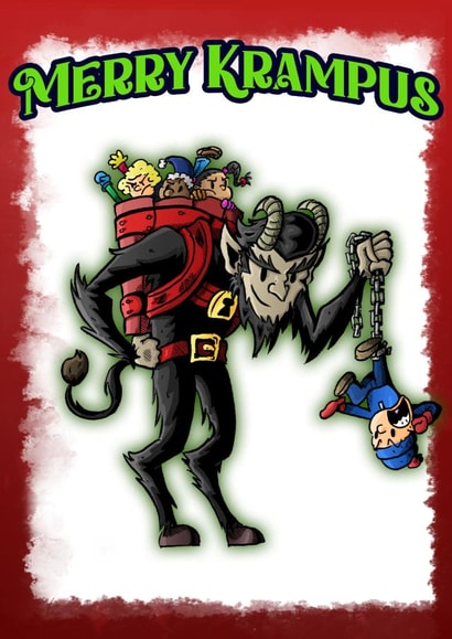 Merry Krampus created by Hillside Comics
