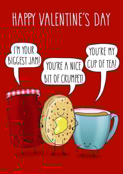Cute Valentine's Day - You're a nice bit of crumpet created by All The Best