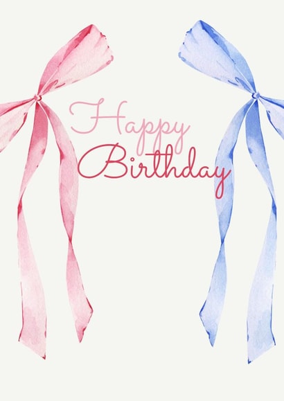 Bow Couquete Birthday Card created by charley creative