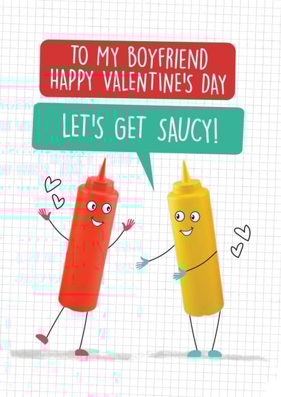 Punny Valentine's Card - Boyfriend - Punny created by Quitting Hollywood