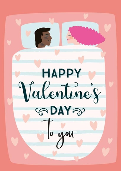 Cute Happy Valentine’s Day Card - to your special someone created by Geordies Love Gin