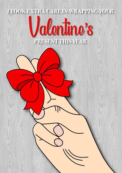 Funny Valentine Card For Wife Girlfriend Partner created by S&T Creations