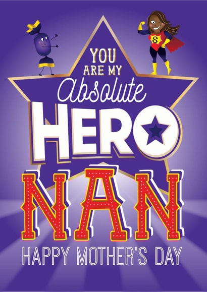 Nan Cadbury Chocolate Hero Card - Mother's Day created by  la la la     Designs