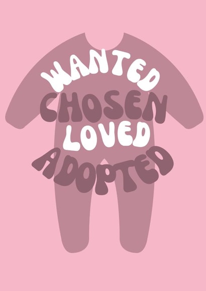 Adoption Congratulations - Pink Baby created by Designs by Nell