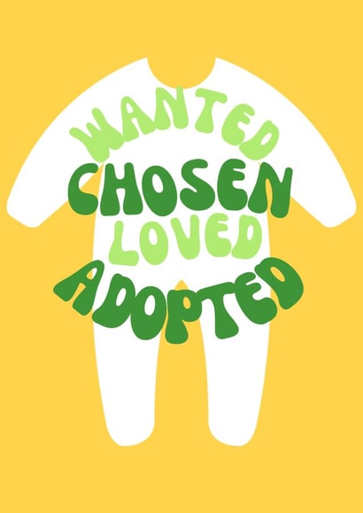 Adoption Congratulations Bright Gender Neutral created by Designs by Nell