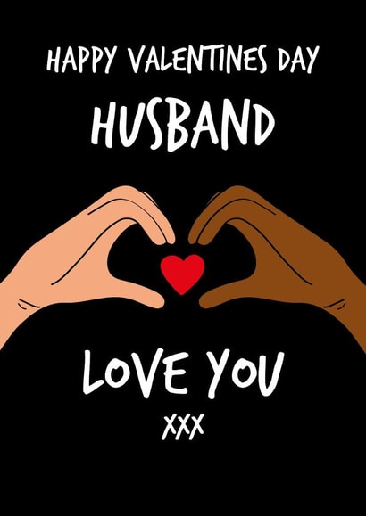 Cute valentines card - for husband created by Quinton cards