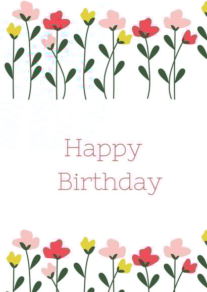 Cute Birthday card created by Sian Noon-Jones