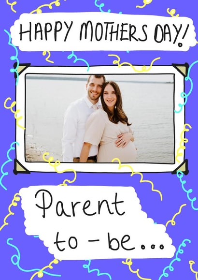 Cute Mothers Day Photo Card - Parent to-be created by Amelia Paveley
