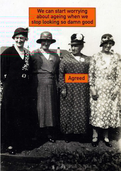 Cheeky Birthday Card - for your Best Friend - We Look so Damn Good created by Tilly From The Tuck Shop