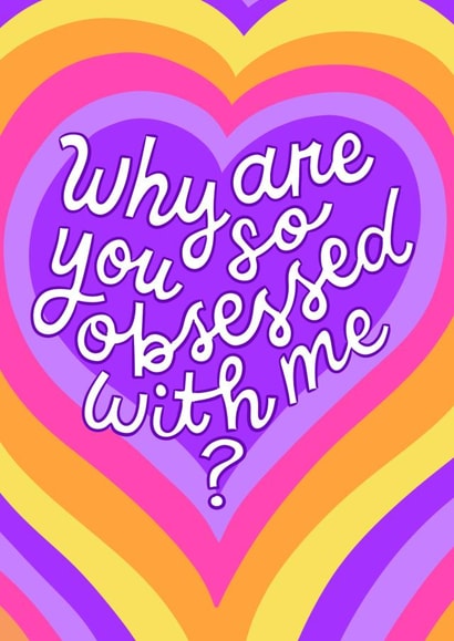 Colorful Retro Card - Funky Valentine's Day Card created by Kelley Dillon