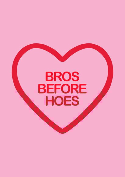 Funny malentines day card for your bro! created by Swallow Designs