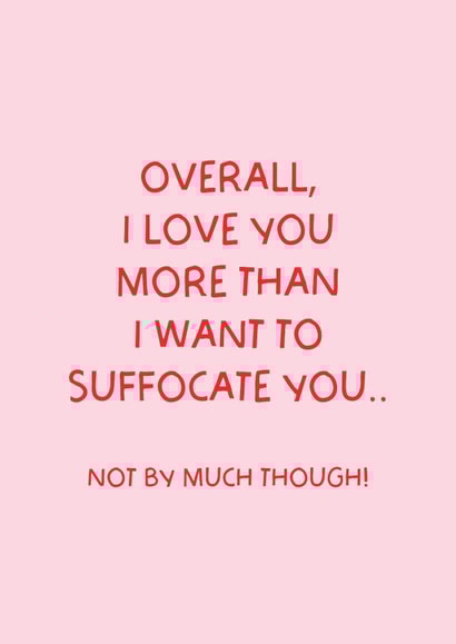 Funny Anniversary/Valentines Day Quote Card created by Puns and Needles