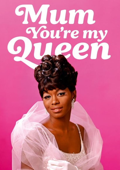 Glamorous Retro Mother's Day Card - for your very own Queen created by Dean Morris Cards