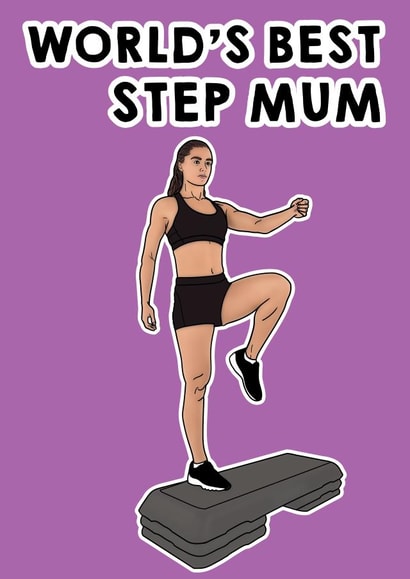 World's Best Step Mum - Pun created by Designer By Lockdown
