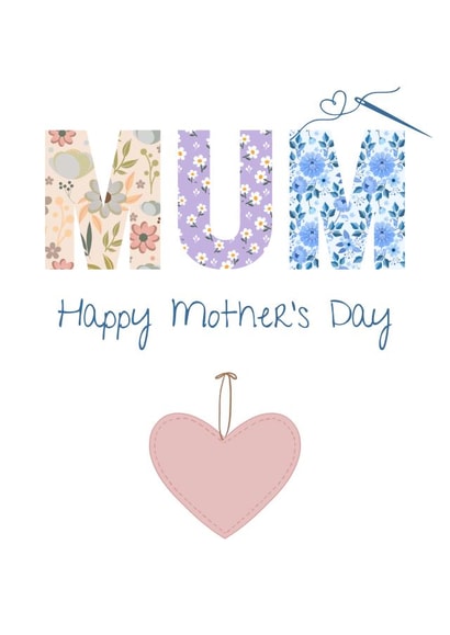 Cute Sewing Theme Mothers Day Card created by The Coven