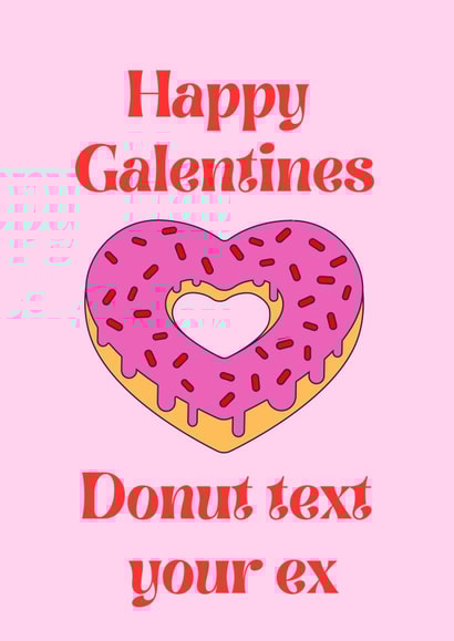 Donut text your ex created by Alana Lyman