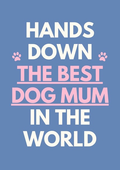 Cute Mother's Day Card - For Dog Mum created by Sundiva Designs