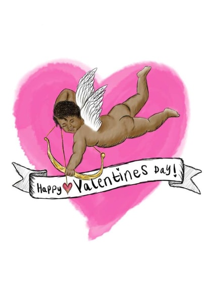 Cute Valentine's Day Card For Your Loved One - Happy Valentine's Day! created by KitsCH Noir
