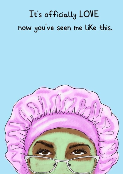 Super Cute Valentine's Day Card - It's Now Officially LOVE! created by KitsCH Noir