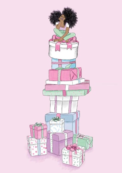 A Super Cute Birthday Card For That Special Birthday Girl created by KitsCH Noir