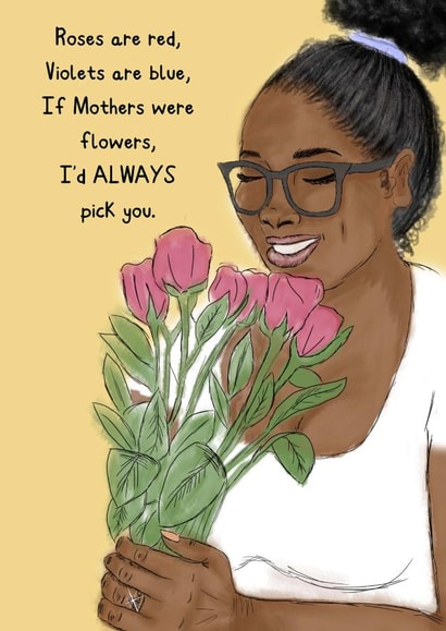 Adorable Mother's Day Card For That Special Mother Figure. I'd Always Pick You! created by KitsCH Noir