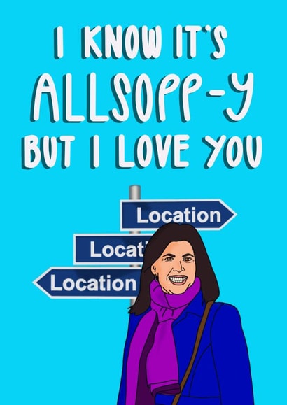 Sweet funny anniversary, valentines, Mother’s Day card for someone you love created by Anna Kathryn 