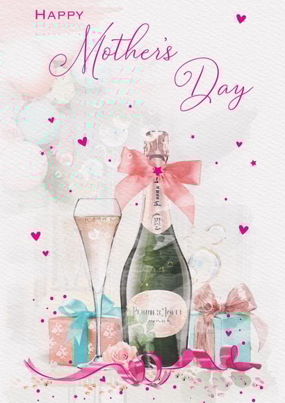 Traditional Mother's Day Card - Champagne created by IC&G