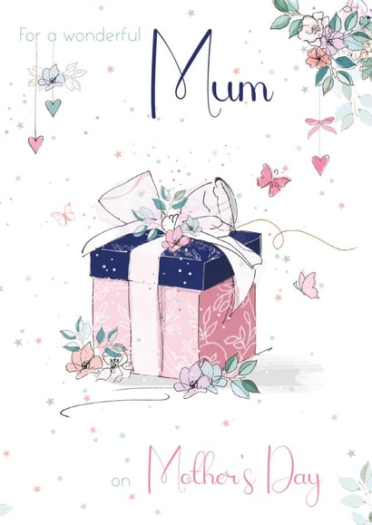 Traditional Mother's Day Card - Mum - Present created by IC&G