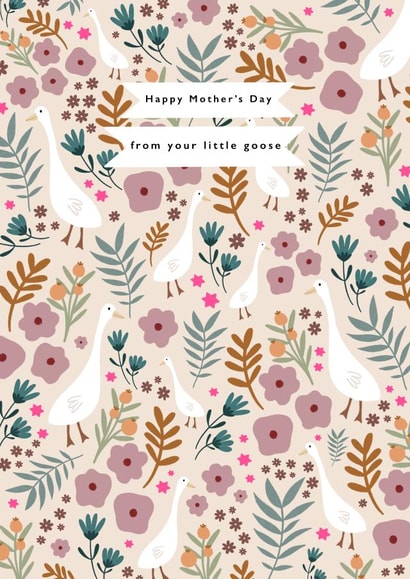 Cute Mother's Day Card- from your little goose created by Printed Picnic
