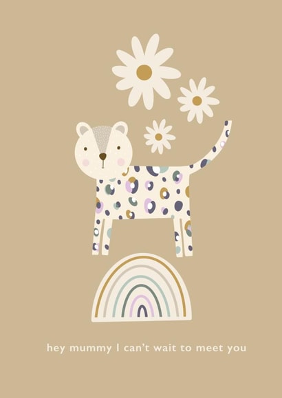 Mother's Day card- soon to be a mother- from bump created by Printed Picnic