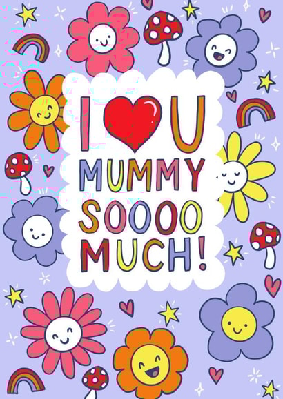 Cute Mother's day card - for mummy - First Mother's day created by Jessie Maeve Studio