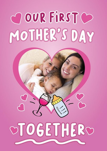 Cute Mother's Day Photo Card - First Mother's Day created by ShortRound888