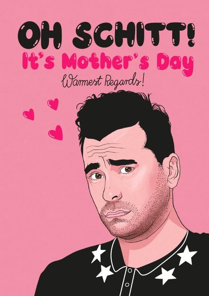 Funny Mother's Day card - for Mums - David Schitt created by Kasia Cards