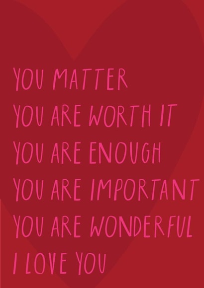 Heartfelt Valentine's Day / Anniversary Card for that Special Someone created by Joanne de Pace