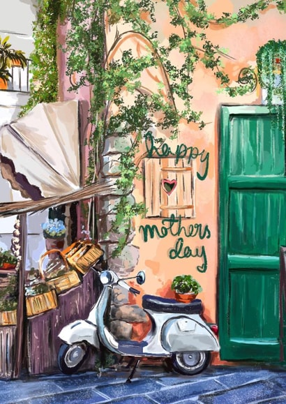 Scenic Mother’s Day card - Travel - Italy created by AP Designs