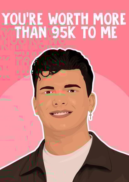 Funny Birthday/Valentine's Day Card - The Traitors - Harry created by Pink + Pip